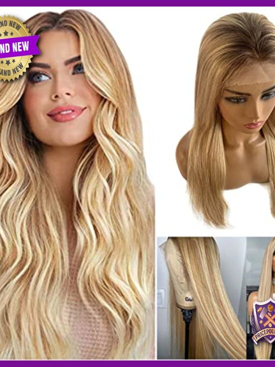 30 Inch Human Hair Lace Front Wig, 13x4 Straight Virgin Hair Pre Plucked main image 2